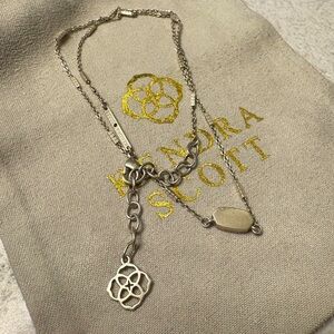 Kendra Scott Silver Shape Necklace